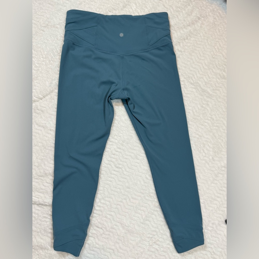 Athleta Teal High-Waist Leggings - Picture 5 of 8